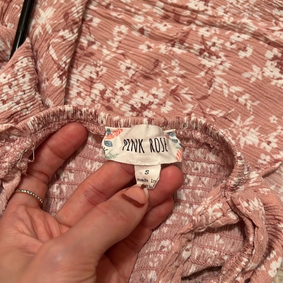 Pink Rose Floral Summer dress - Picture 5 of 5